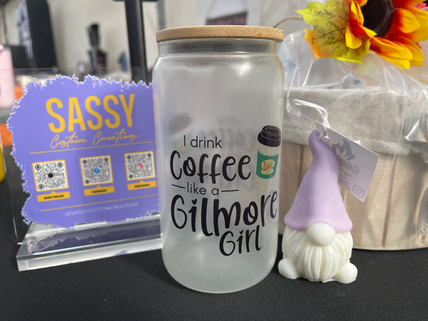 I DRINK COFFEE LIKE A GILMORE GLASS CAN
