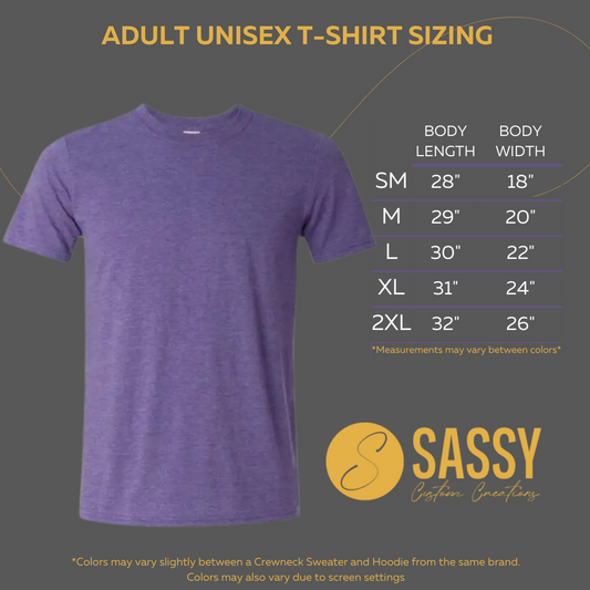 ADULT T-SHIRT - CUSTOM ORDER