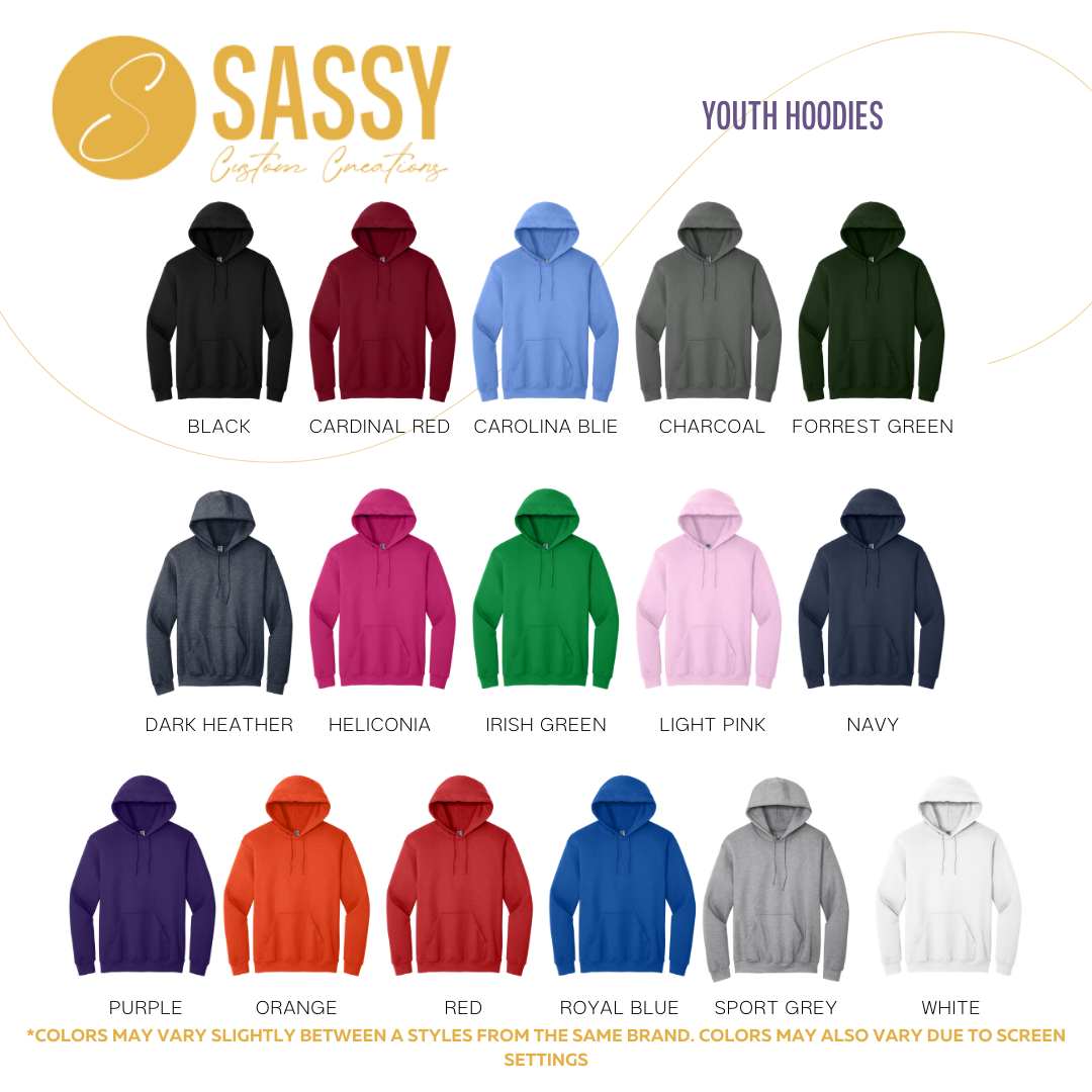 YOUTH HOODIE - CUSTOM ORDER
