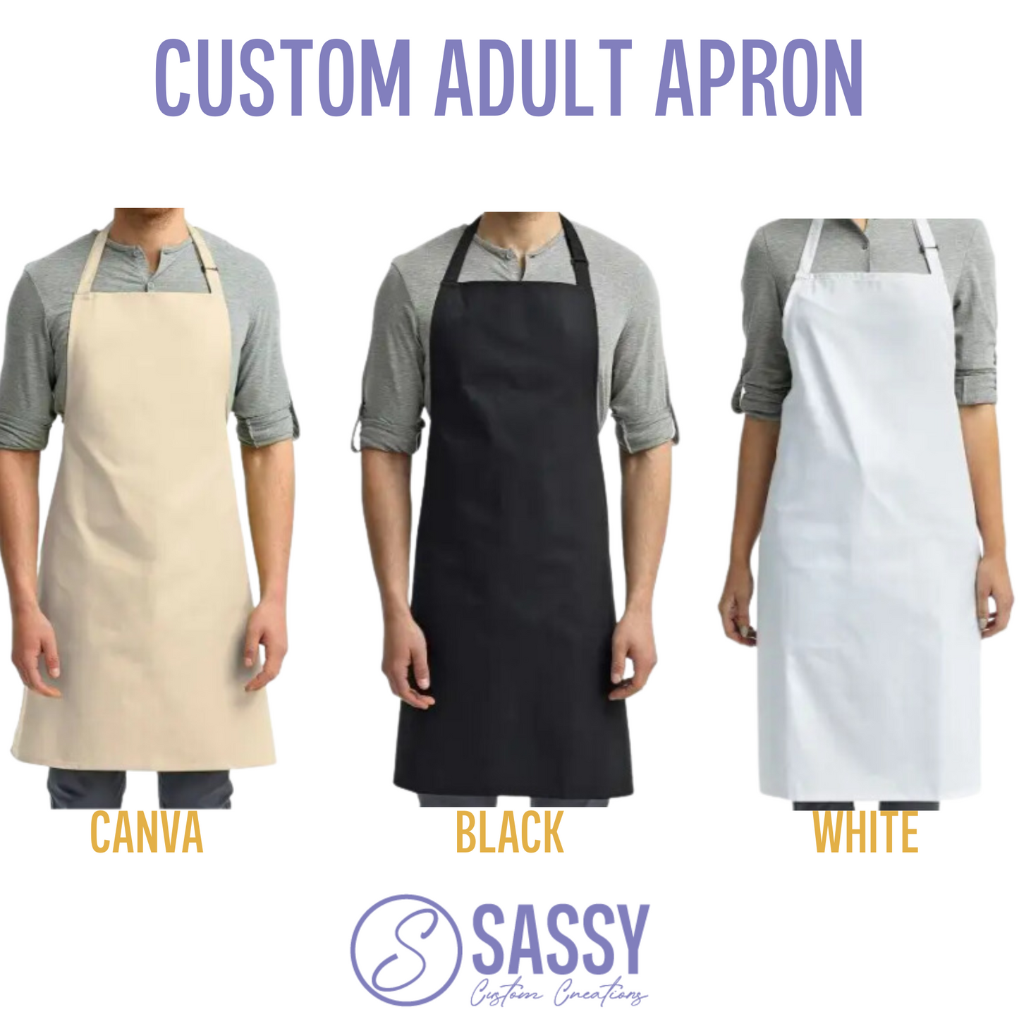 ADULT APRON - CUSTOM ORDER