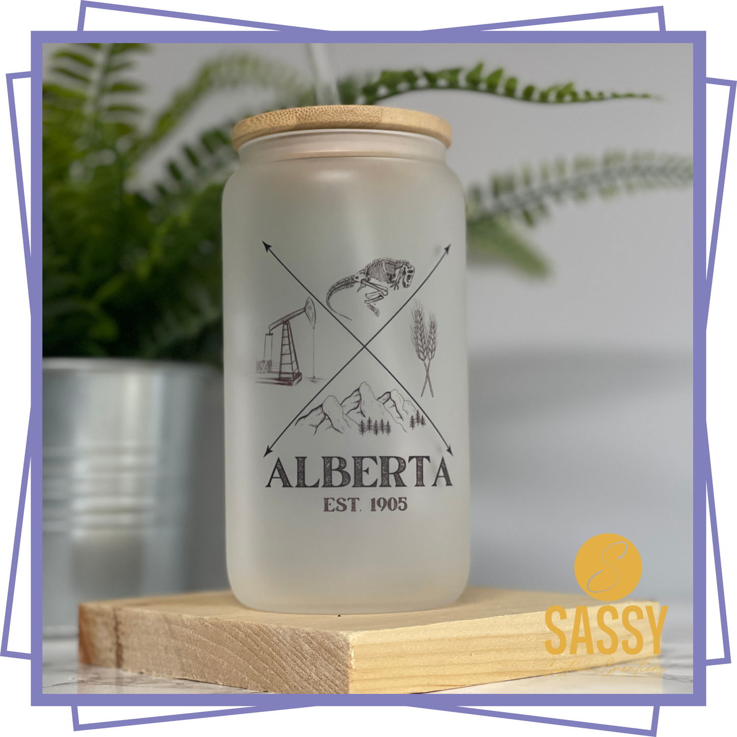 ALL BOUT ALBERTA 1905 GLASS CAN