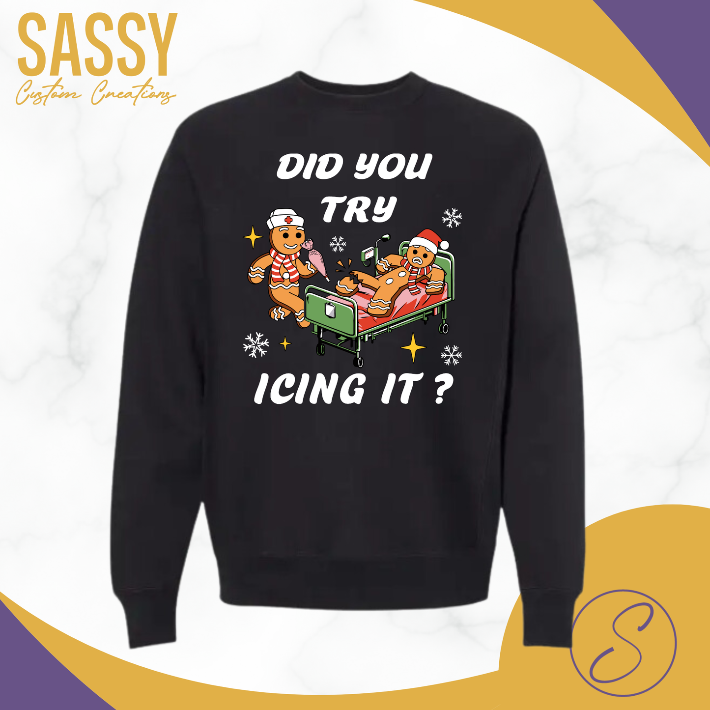 DID YOU TRY ICING IT?