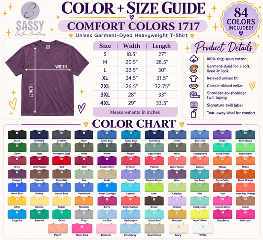 ADULT T-SHIRT | COMFORT COLORS | CUSTOM