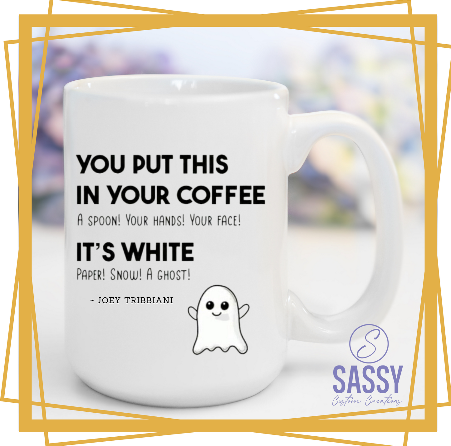 PAPER, SNOW A GHOST MUG