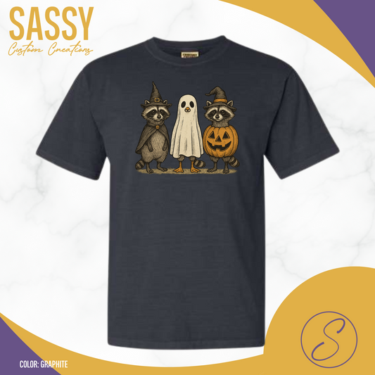 SPOOKY SCARY RACCOONS