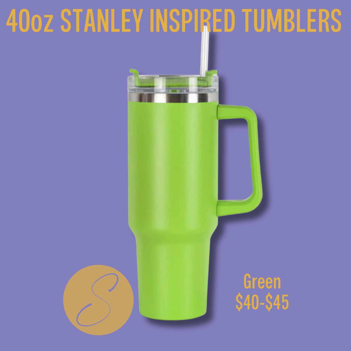 40oz Tumbler w/ Handle